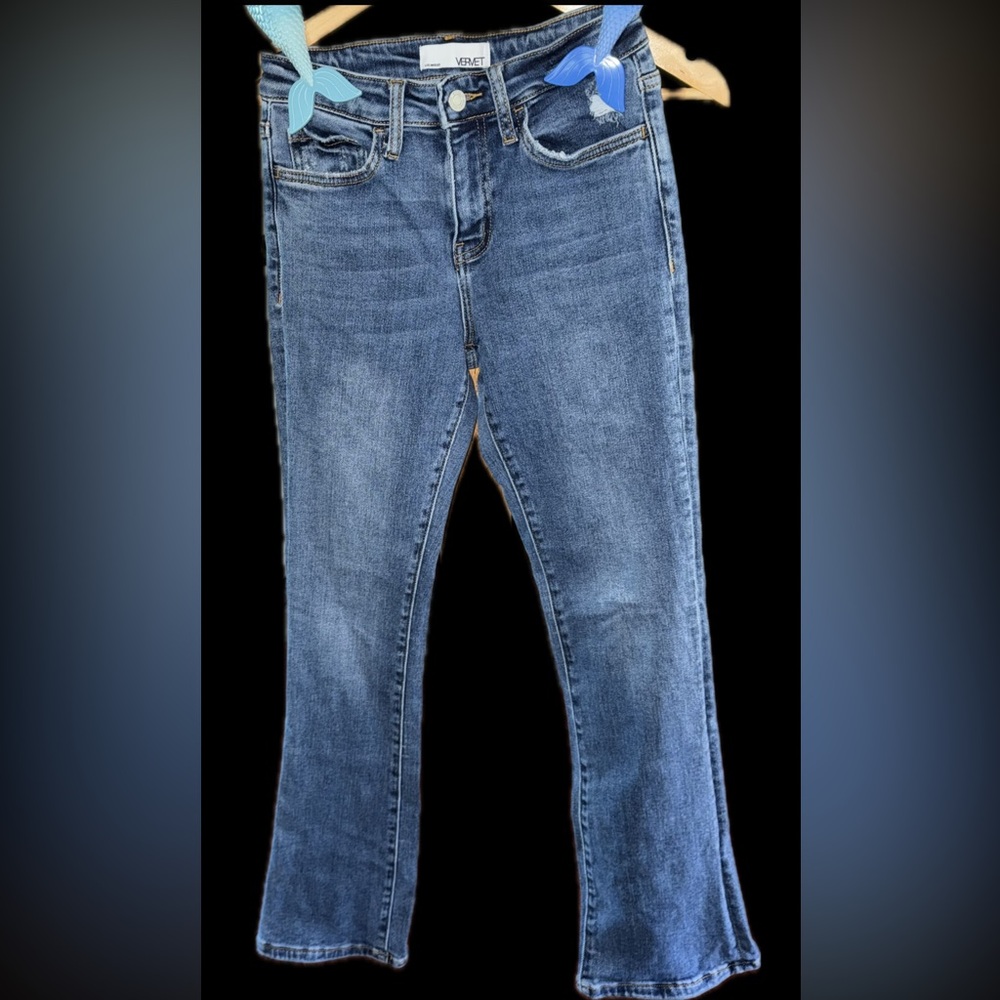 Vervet Women's Blue Flare Jeans